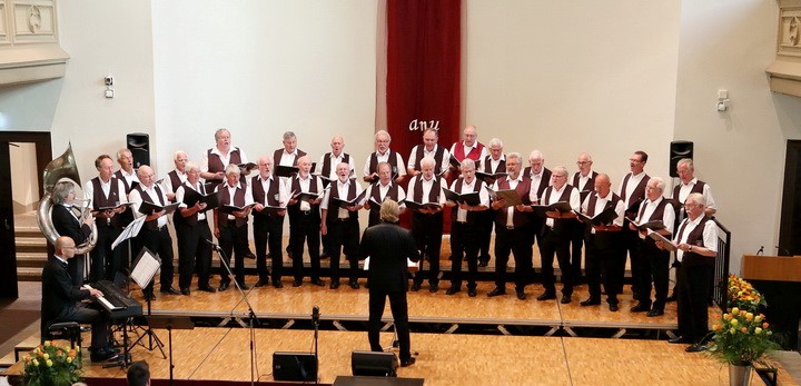 Männerchor im Polizeichor Wuppertal Foto: M. Zech